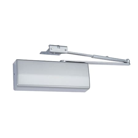 Corbin Russwin Grade 1 Surface Door Closer, Parallel Arm Spring Stop, Non-Handed, Aluminum Painted DC8210 A11 W33 689